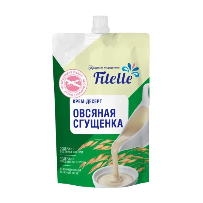 Fit Parad Fitelle Крем-десерт «Овсяная сгущенка» 100гр