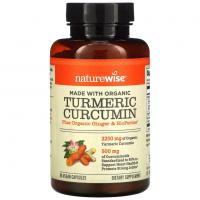 NatureWise Turmeric Curcumin 90vcaps
