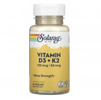 Solaray Vitamin D3+K2 60vcaps