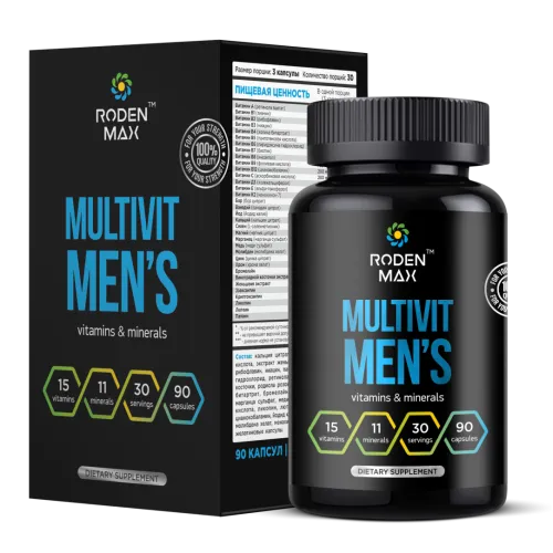 Roden Max Multivit Men's 90caps