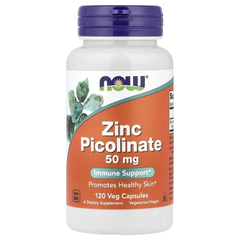 NOW Zinc Picolinate 50mg 120vcaps