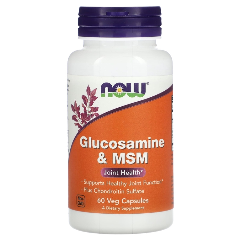 NOW Glucosamine & MSM 60vcaps