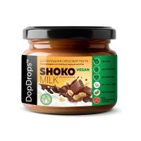 DopDrops Шоколадная арахисовая паста Shoko Milk Vegan Peanut Butter 250g