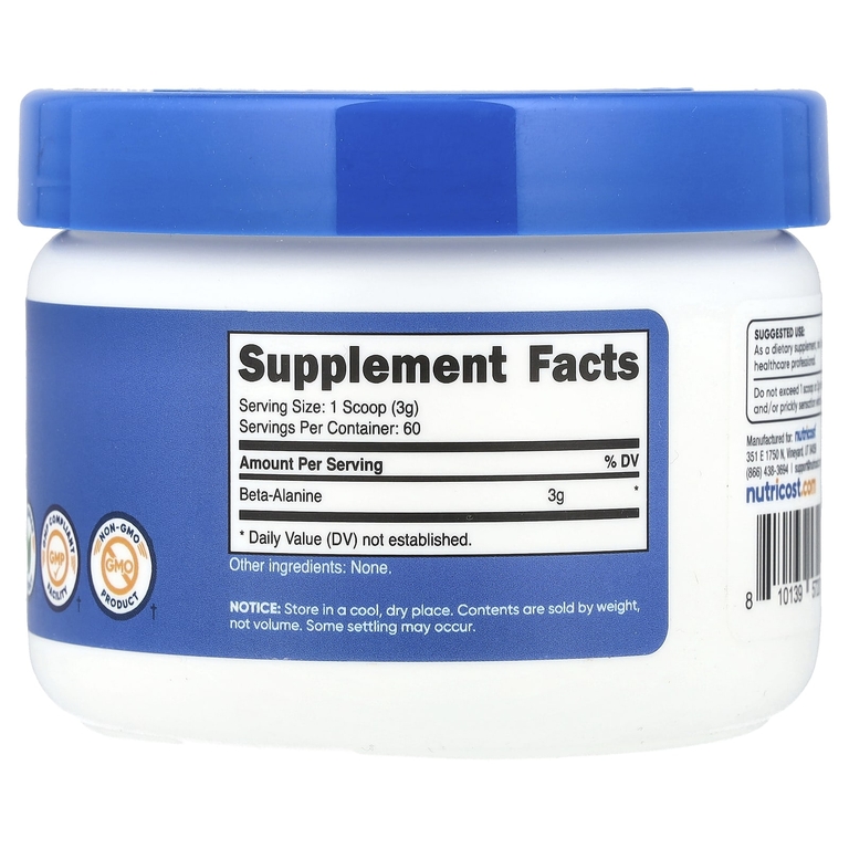 Nutricost Beta-Alanine 180g