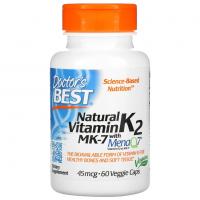 Doctor’s Best Vitamin K2 MK-7 with MenaQ7 45mcg 60vcaps