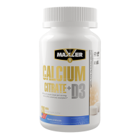Maxler Calcium Citrate + D3 120tabs