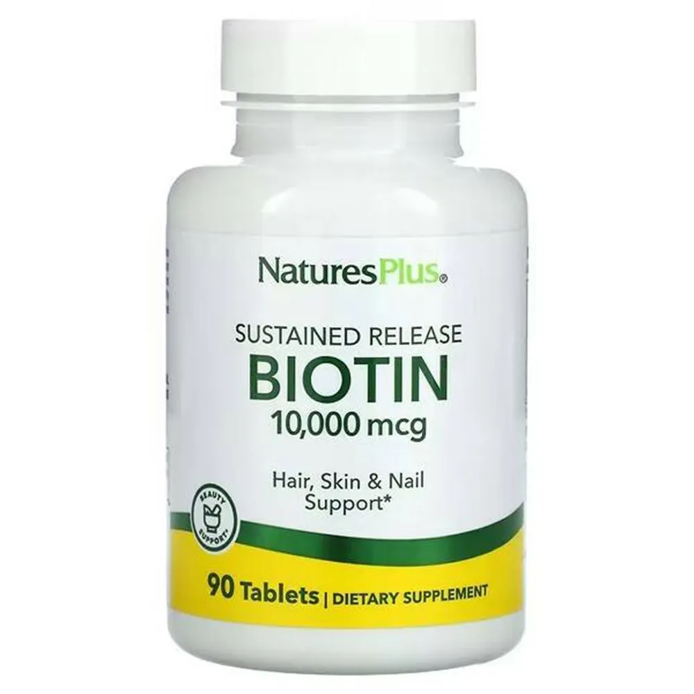 NaturesPlus Biotin 90tabs 10000mcg