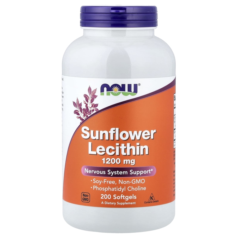 NOW Sunflower Lecithin 200sgels