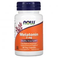 NOW Melatonin 3mg 60vcaps