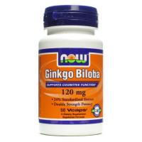 NOW Ginkgo Biloba 120mg 50vcaps