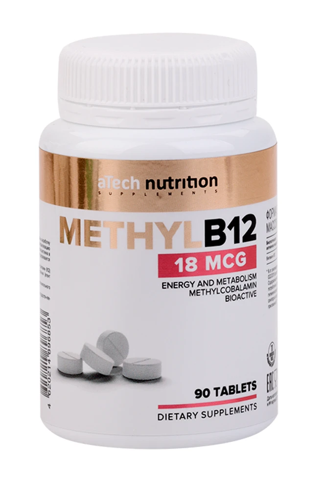 aTech nutrition Methyl B12 18mcg 90 tabs