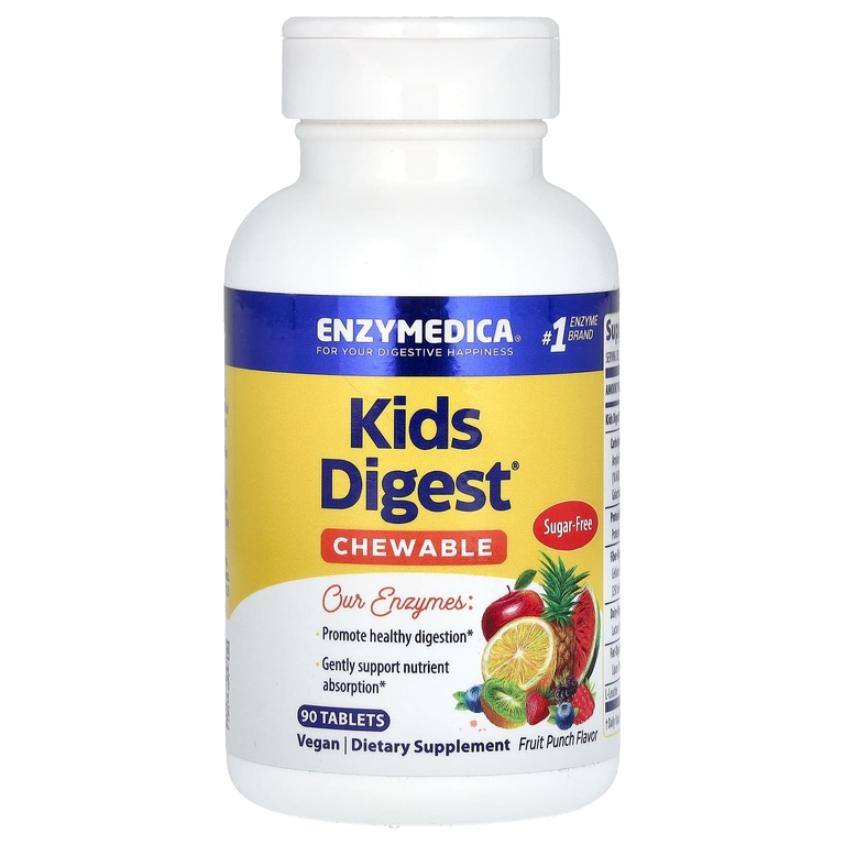 Enzymedica Kids Digest Chewable Digestive Enzymes 90-chewable-tablets