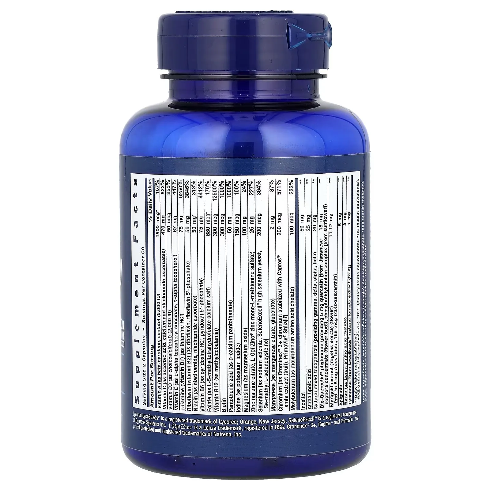 Life Extension Two-Per-Day Multivitamin 120caps