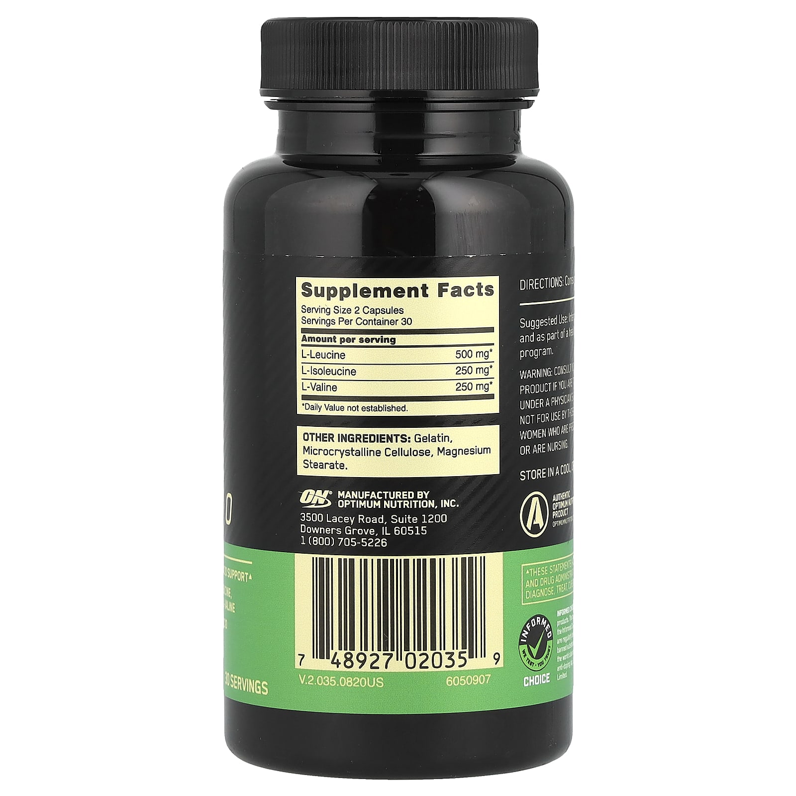 ON BCAA 1000 60caps