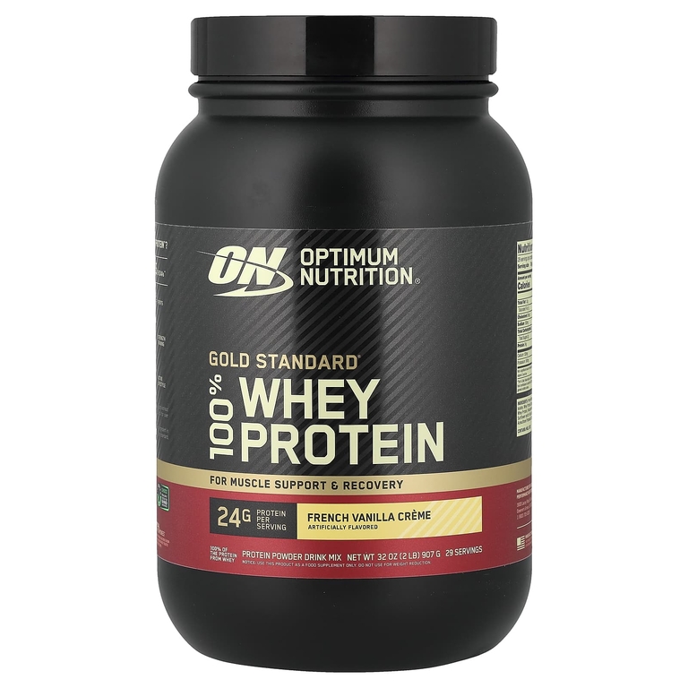 ON 100% Whey Gold Standart 907g(2.00Lb) Кремовая Ваниль