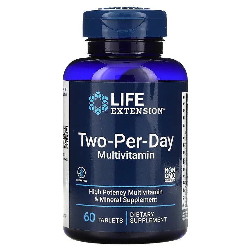 Life Extension Two-Per-Day Multivitamin 60tabs