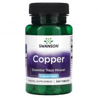 Swanson Copper 2mg 300tabs
