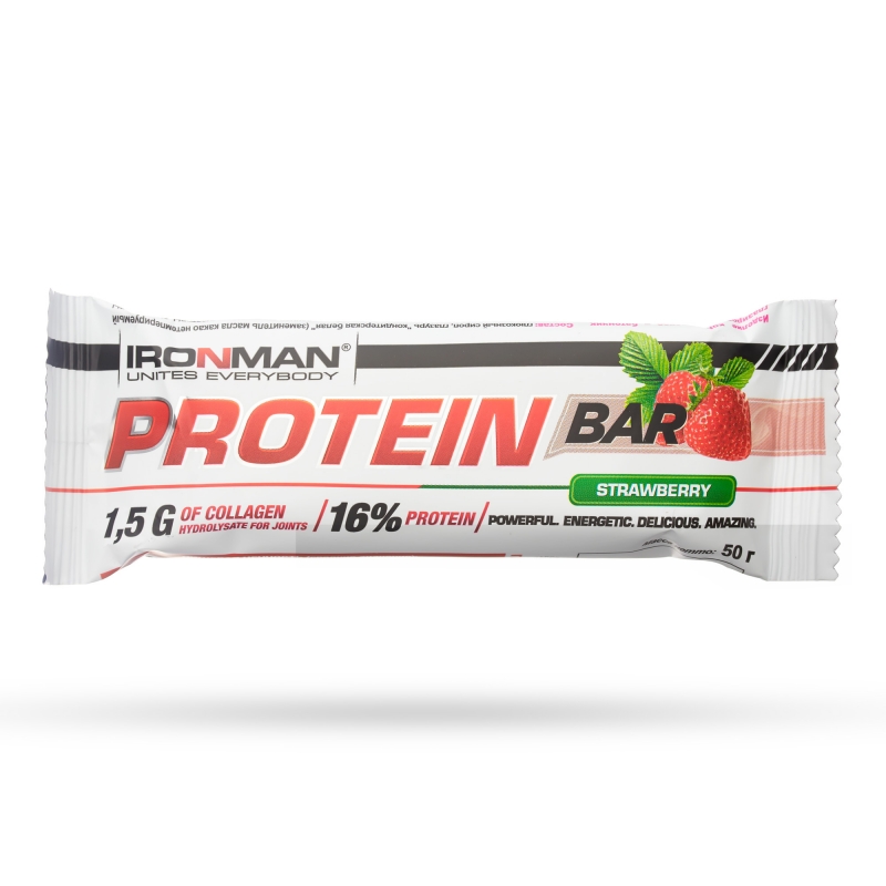 Ironman Protein Bar With Collagen 50g