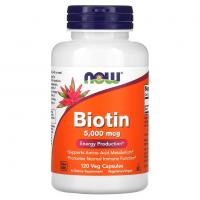 NOW Biotin 5000mcg 120vcaps