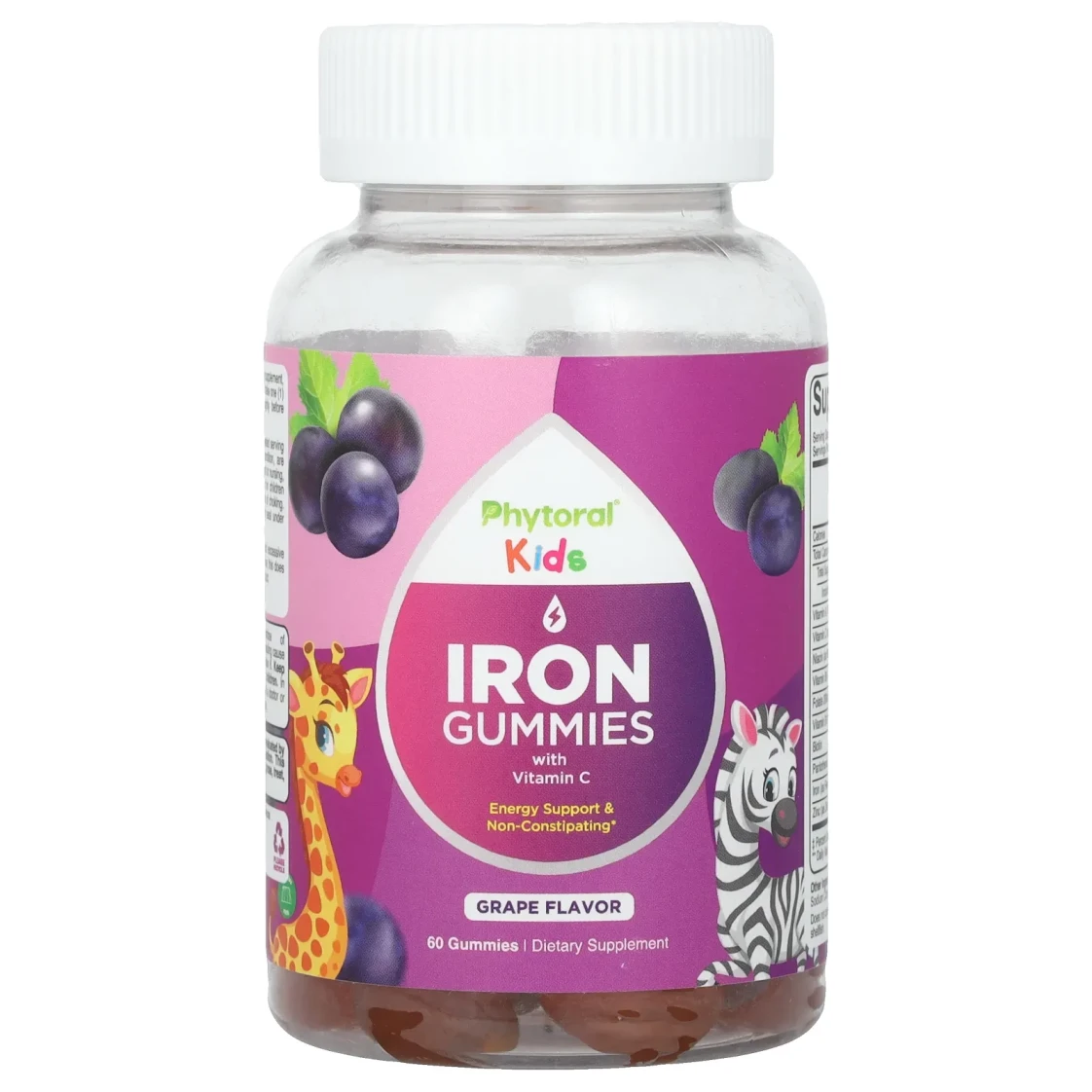 Phytoral Kids Iron 60gummies Виноград