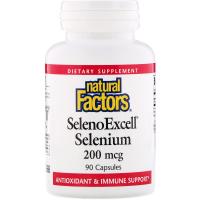 Natural Factors SelenoExcell Selenium 200mcg 90caps