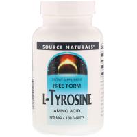 Source Naturals L-Tyrosine 500mg 100tabs