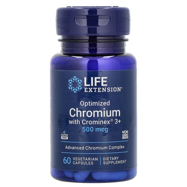 Life Extension Optimized Chromium with Crominex 3500mcg 60vcaps
