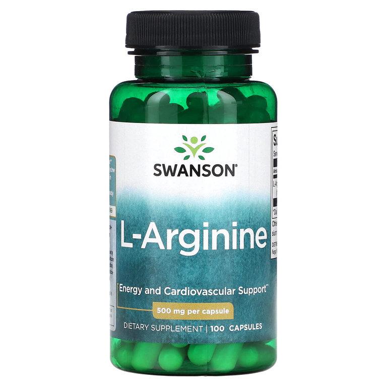 Swanson L-Arginine 500mg 100caps Swanson L-Arginine 500mg 100caps
