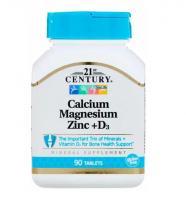 21st Century Calcium Magnesium Zinc D3 90tabs