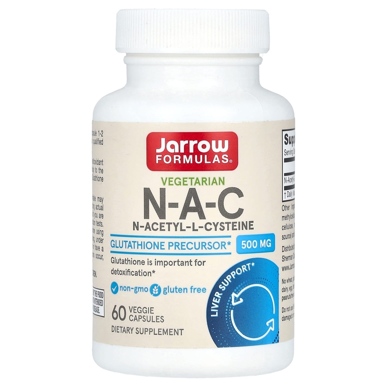 Jarrow Formulas Vegetarian N-A-C 500mg 60vcapsules