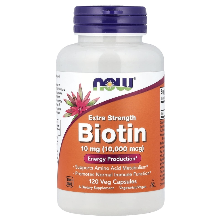 NOW Foods Biotin 10000mcg 120vcaps