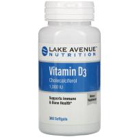Lake Avenue Vitamin D3 1000IU 360softgels