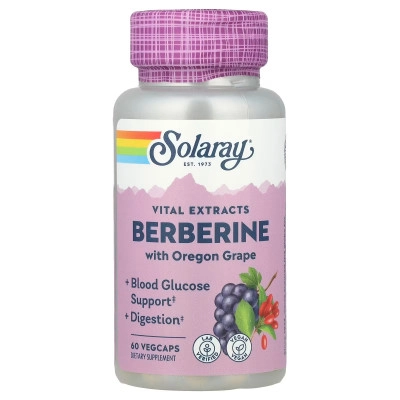 Solaray Berberine 250mg 60vcaps Grape