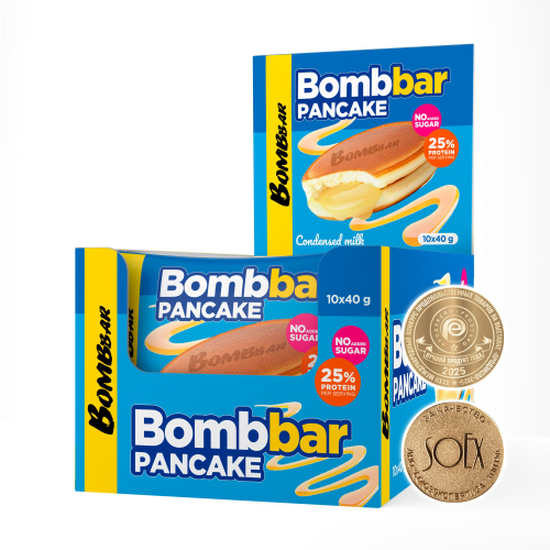 Bombbar Панкейк неглаз. с начинкой 40г Сгущенка