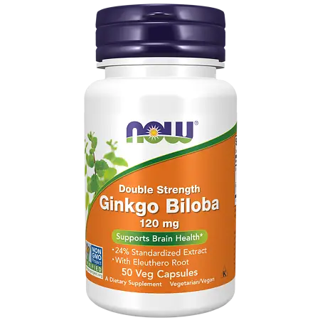 NOW Ginkgo Biloba 120mg 50vcaps