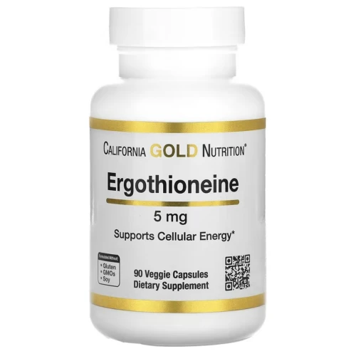 California Gold Nutrition Ergothioneine 5mg 90vcaps