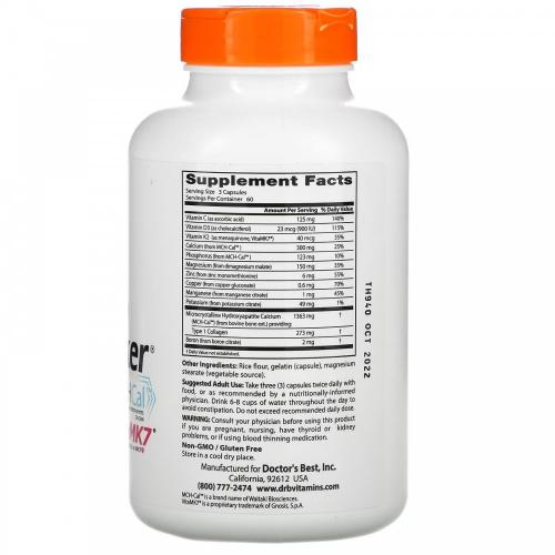 Doctor's Best Calcium Bone Maker 180 caps
