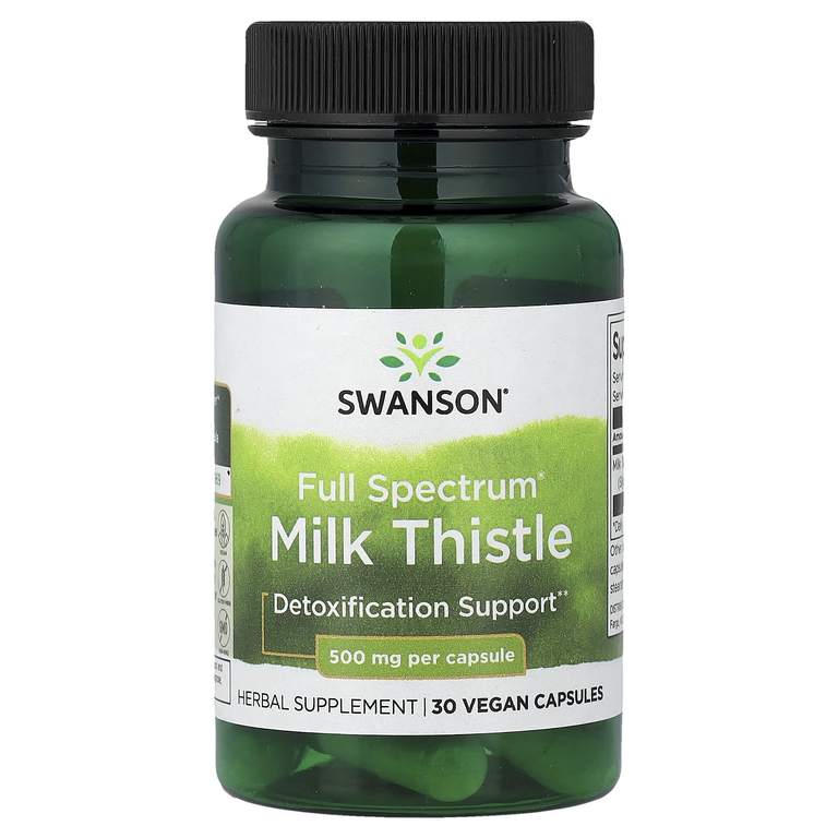 Swanson Full Spectrum Milk Thistle 500mg 30caps Swanson Full Spectrum Milk Thistle 500mg 30caps