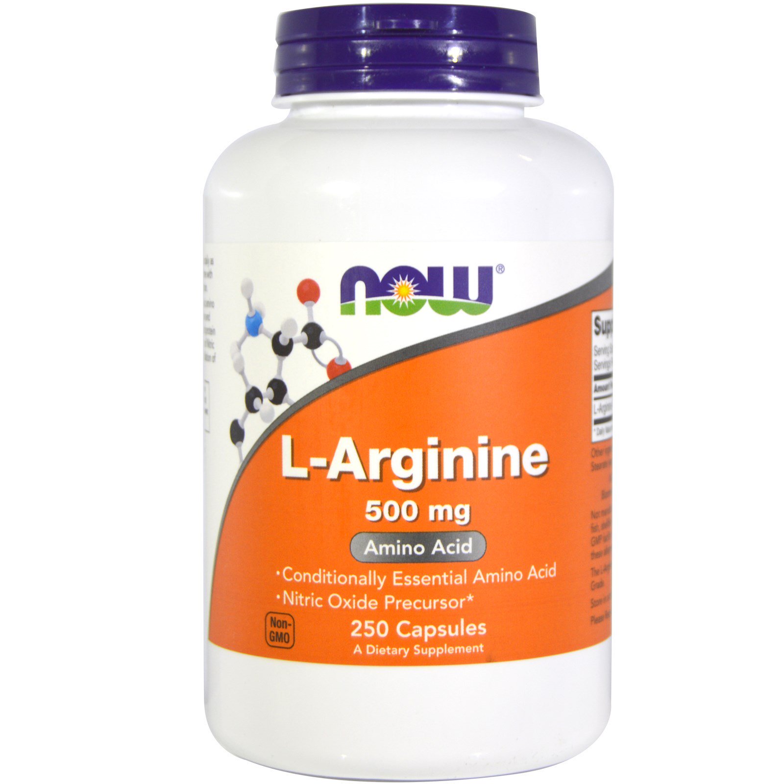 NOW L-Arginine 500mg 250caps
