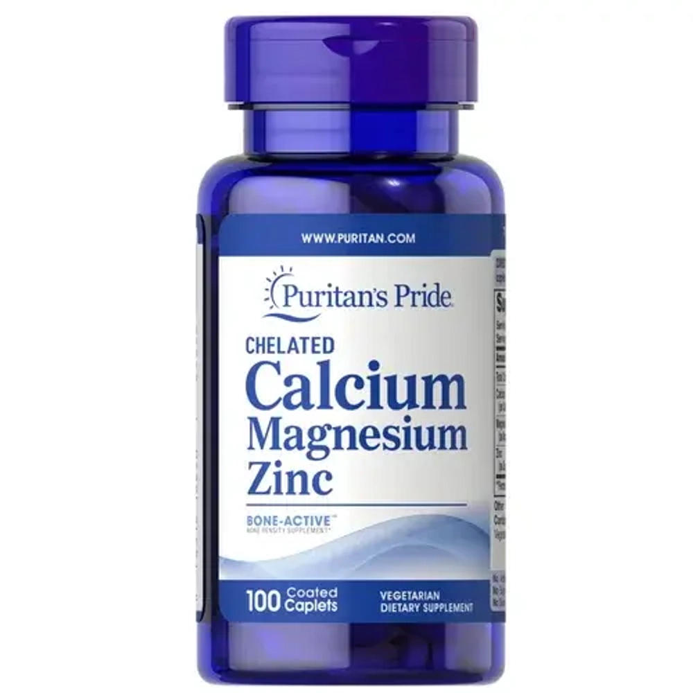 Puritans Pride Calcium Magnesium Zinc 100caplets