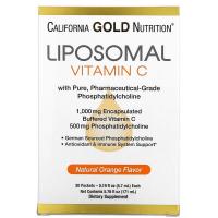 California Gold Nutrition Liposomal Vitamin C 1000mg 30packets