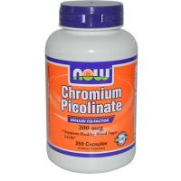 NOW Chromium Picolinate 200mcg 250vcaps