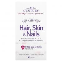 21st Century Hair, Skin & Nails 5000mcg 90tabs