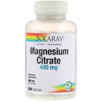 Solaray Magnesium Citrate 400mg 180vegcaps