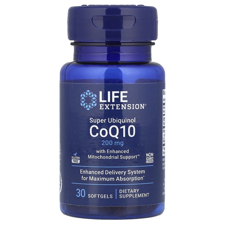 Life Extension Super Ubiquinol CoQ10 200mg 30softgels