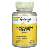 Solaray Magnesium Citrate 400mg 90vegcaps