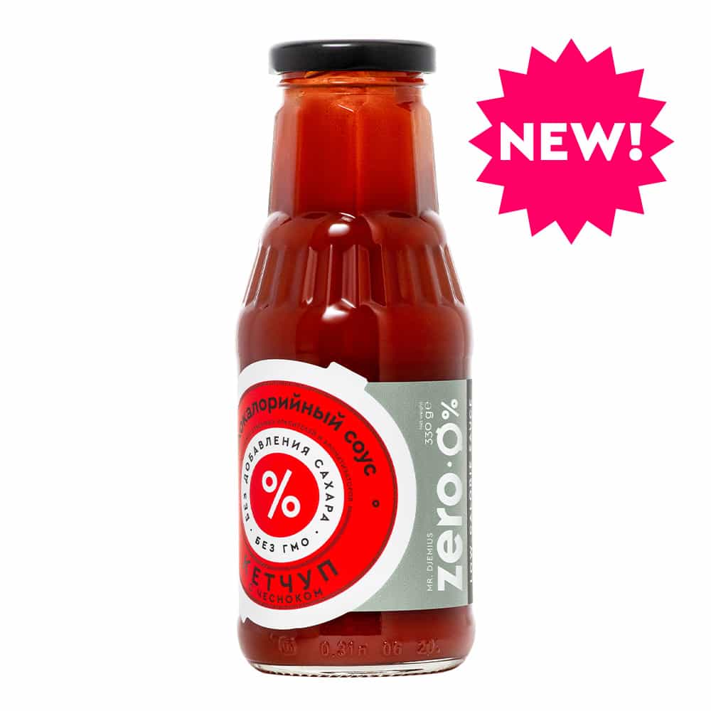 Mr.Djemius Zero Соусы 330ml Кетчуп с чесноком