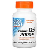 Doctor’s Best Vitamin D3 50mcg (2000IU) 180softgels