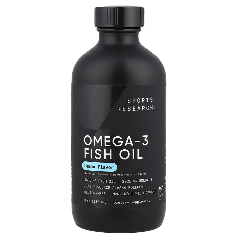 Sports Research  Omega3 237ml Lemon