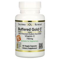 California Gold Nutrition Buffered Vitamin C 750mg 60vcaps